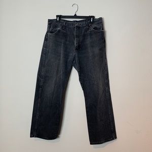 (3 for $10) Wrangler Faded Black Cowboy Cut Jeans